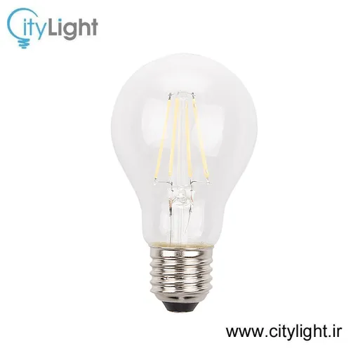 لامپ ال ای دی فیلامنتی 5 وات شفاف حبابی نمانور سرپیچ E27