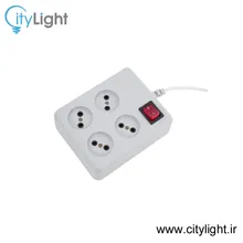 چهار خانه کابل دار بدون ارت مدل مربع پارت الکتریک gallery0