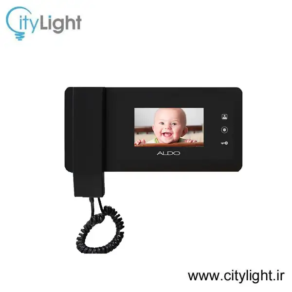 دربازکن تصویری آلدو مشکی مدل V424M