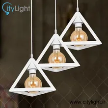 لوستر سه شعله مدل مثلث سفید gallery1