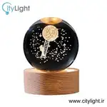چراغ خواب گوی شیشه ای 3D thumb 2