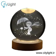 چراغ خواب گوی شیشه ای 3D gallery3