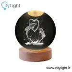 چراغ خواب گوی شیشه ای 3D thumb 7