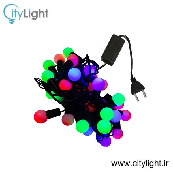 ریسه فندوقی 20 لامپ 3 متری RGB