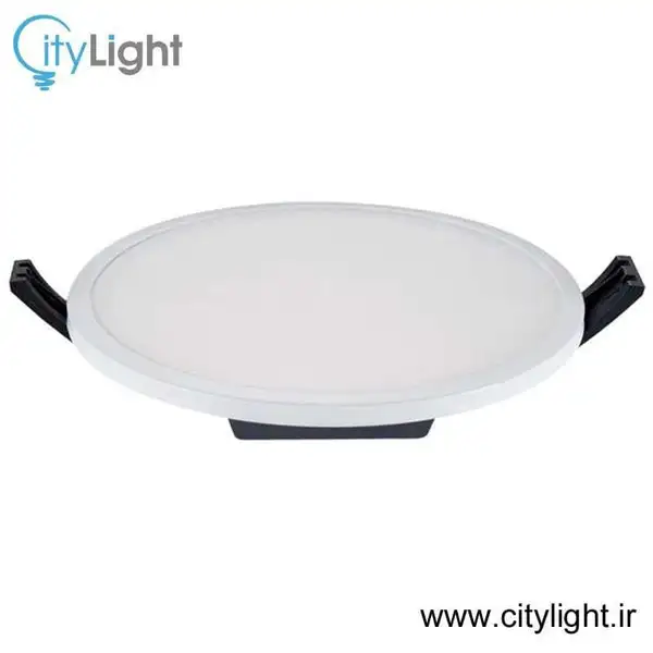 پنل اسلیم توکار گرد 24 وات نمانور آسیا