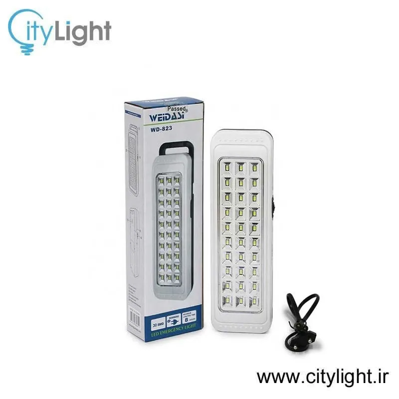 چراغ اضطراری 30 لامپ ویداسی مدل WD-823A gallery0
