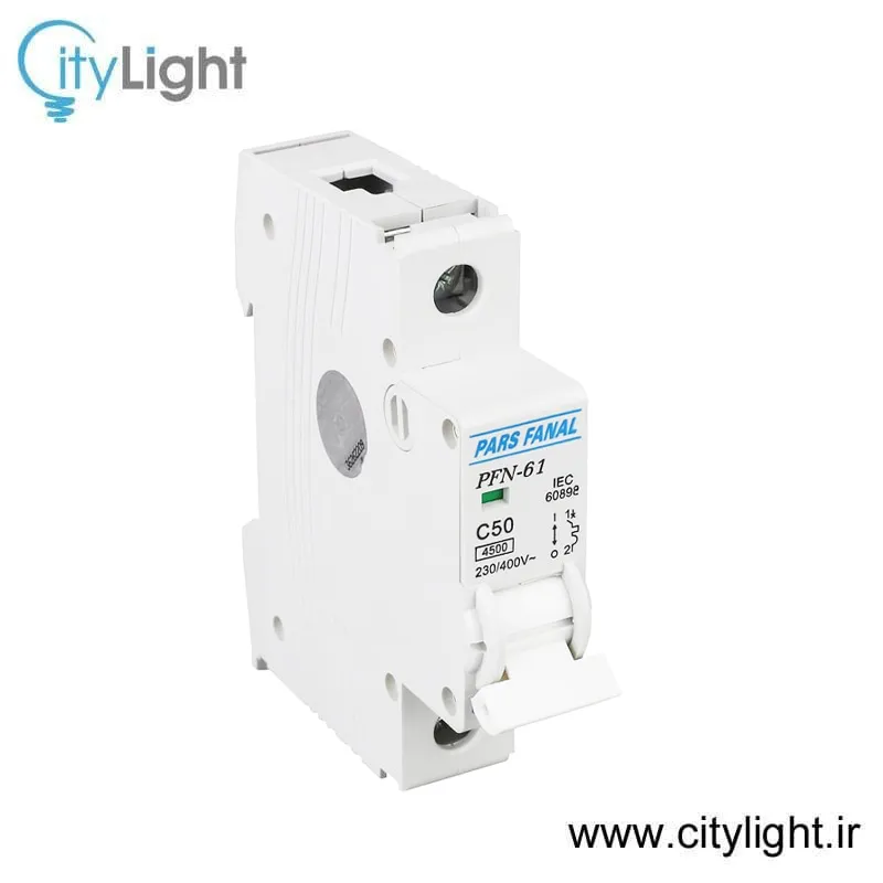 کلید مینیاتوری تک پل 50 آمپر پارس فانال مدل PFN-61 gallery0