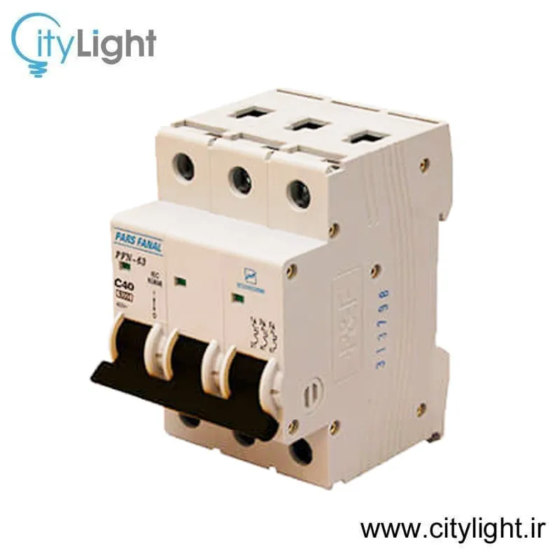 کلید مینیاتوری سه پل 40 آمپر پارس فانال مدل PFN-63 gallery0