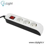 سه خانه کابل دار ارت دار پارت الکتریک thumb 1