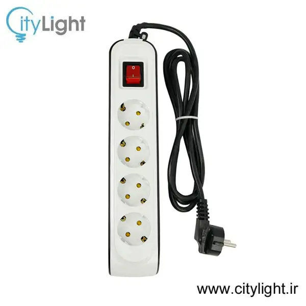 چهار خانه کابل دار ارت دار پارت الکتریک