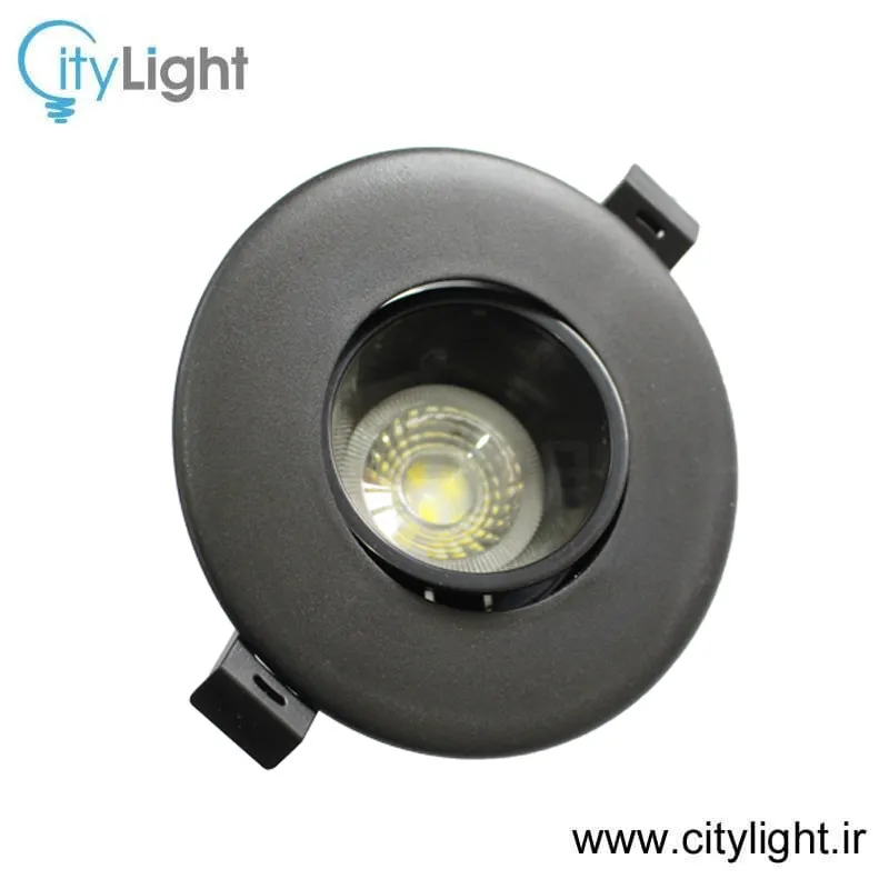 قاب هالوژن مشکی متحرک مدل عمیق پارس لایت gallery0