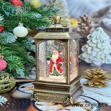 چراغ خواب فانوس موزیکال کریسمس بابانوئل gallery0